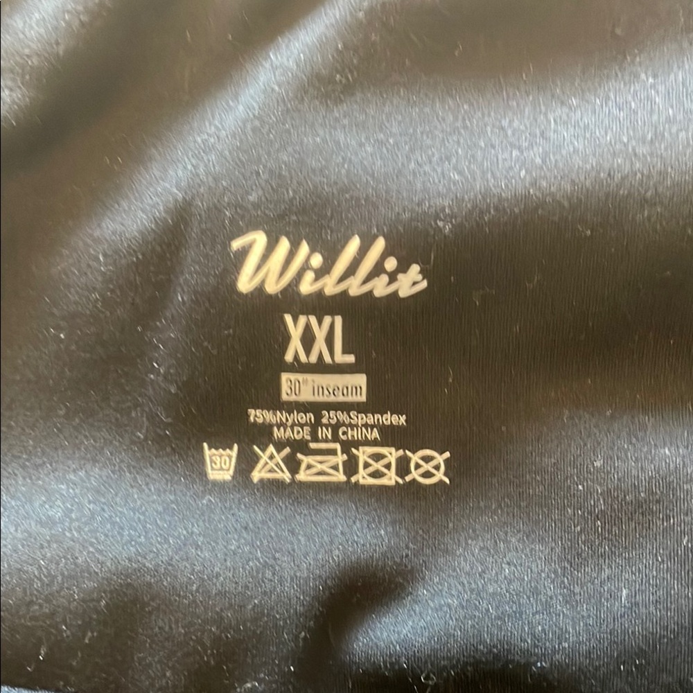 New with tags Willit Classic Black High-Rise yoga Wide Leg Pants, size XXL - Picture 9 of 15